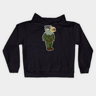 The Captain - Eagle Portrait Kids Hoodie